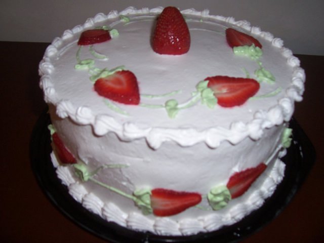 Pastel de Fresas